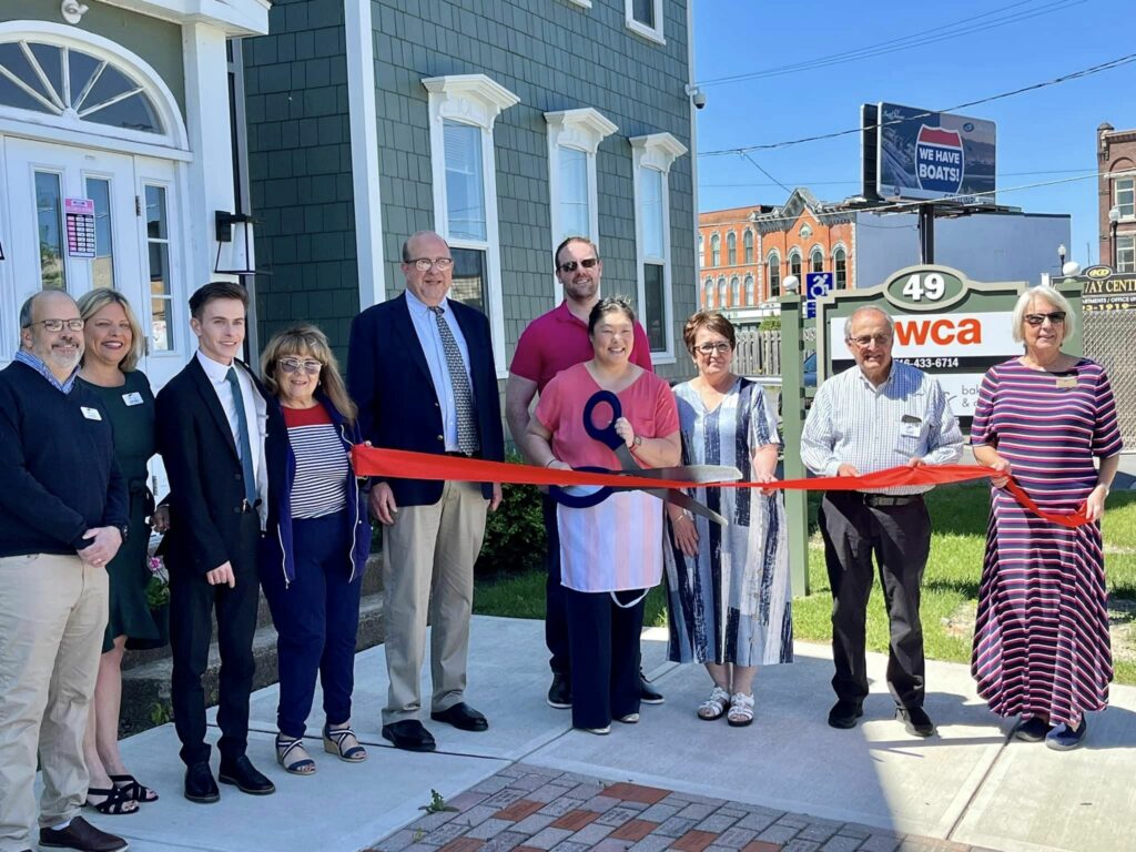 Ribbon cutting Sprinkles Bake Shop